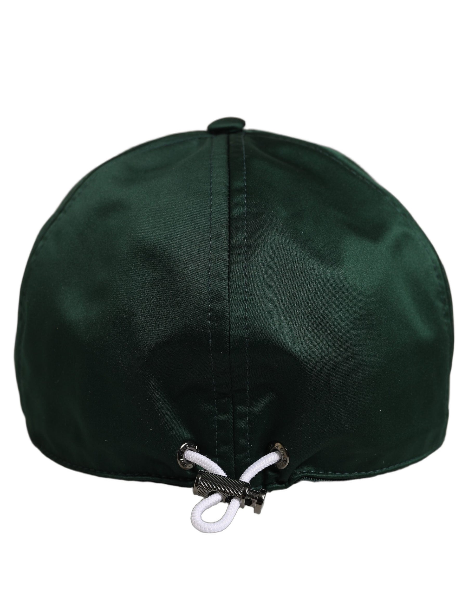 Dolce & Gabbana Men Deep Green Cotton Baseball Cap 6 Panels Hat | Regal Royce