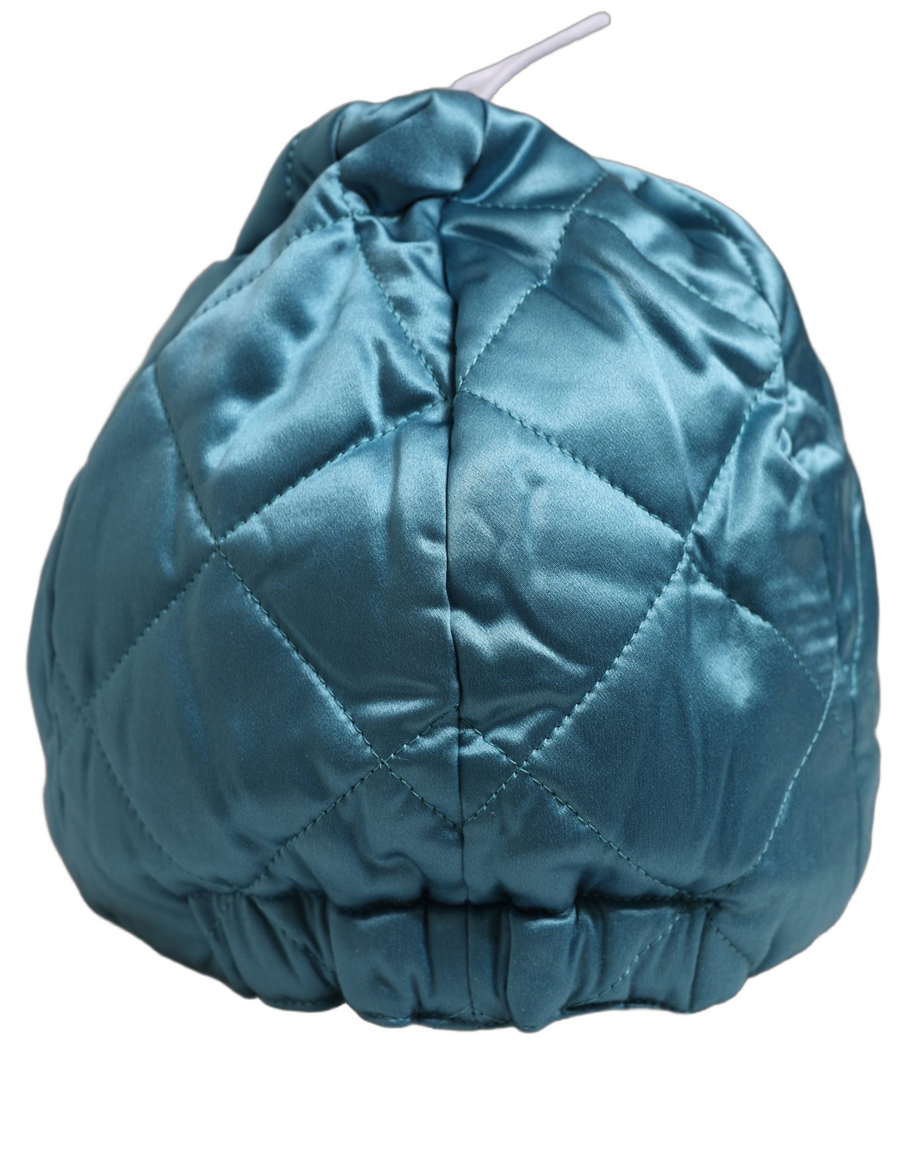 Dolce & Gabbana Men Teal Polyester Quilted Baseball Cap Hat | Regal Royce