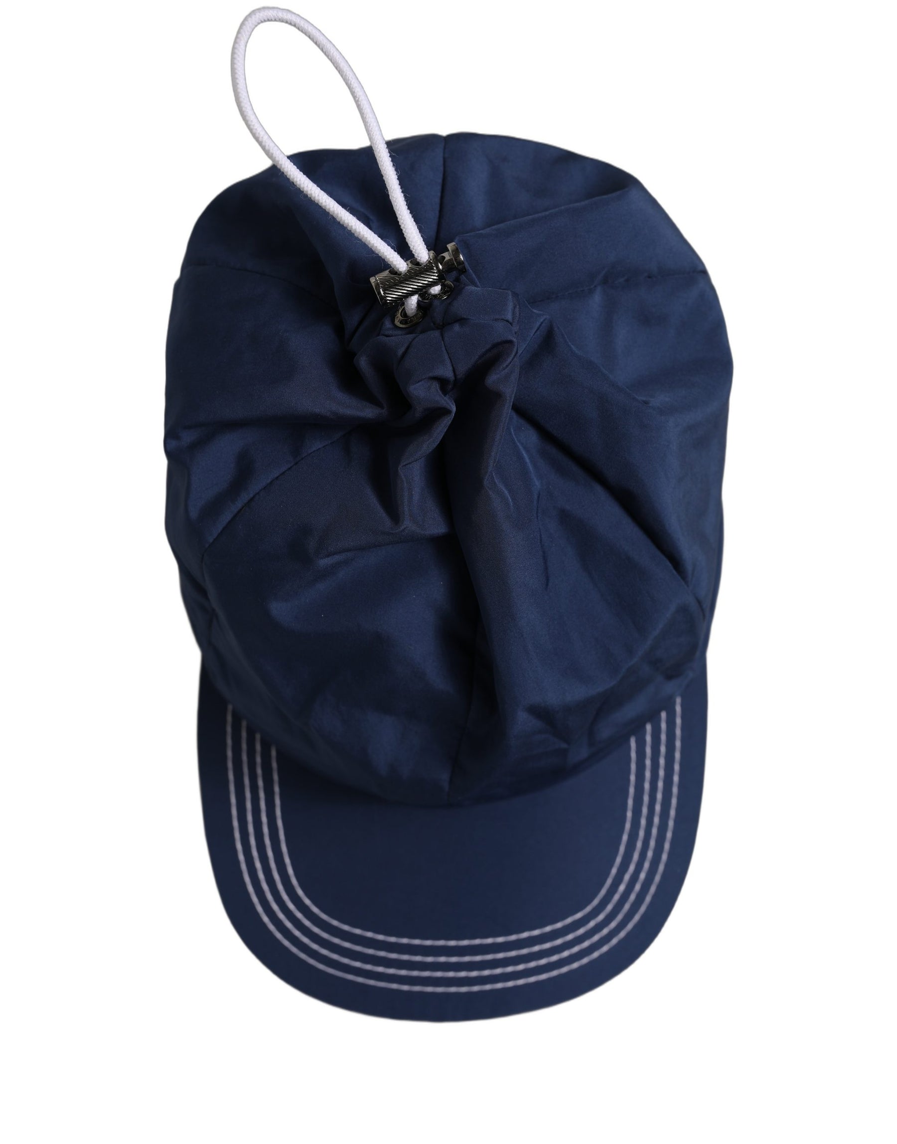 Dolce & Gabbana Men Navy Blue Polyester Baseball Capello Hat | Regal Royce