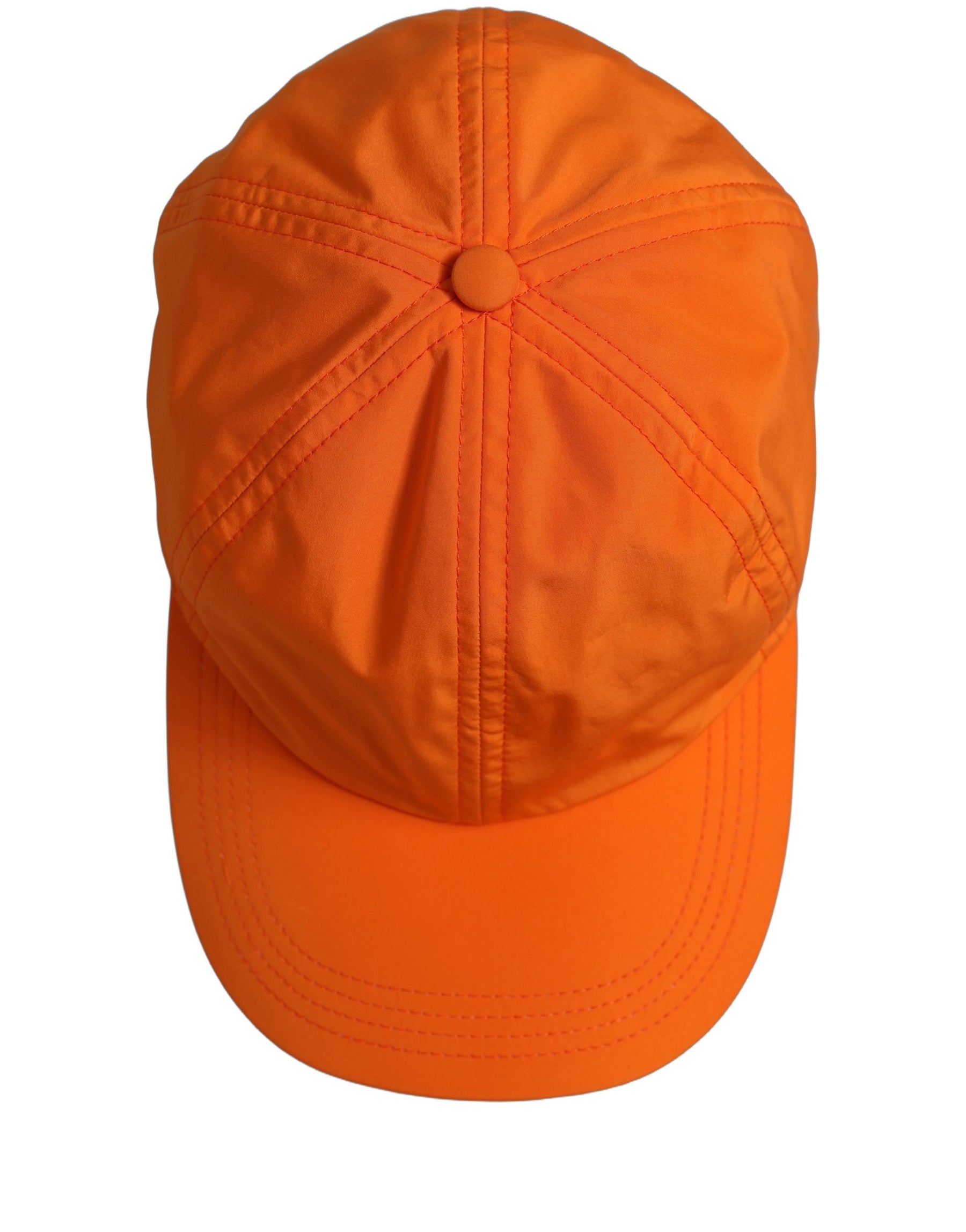 Dolce & Gabbana Men Orange Polyester Baseball Cap 6 Panels Hat | Regal Royce