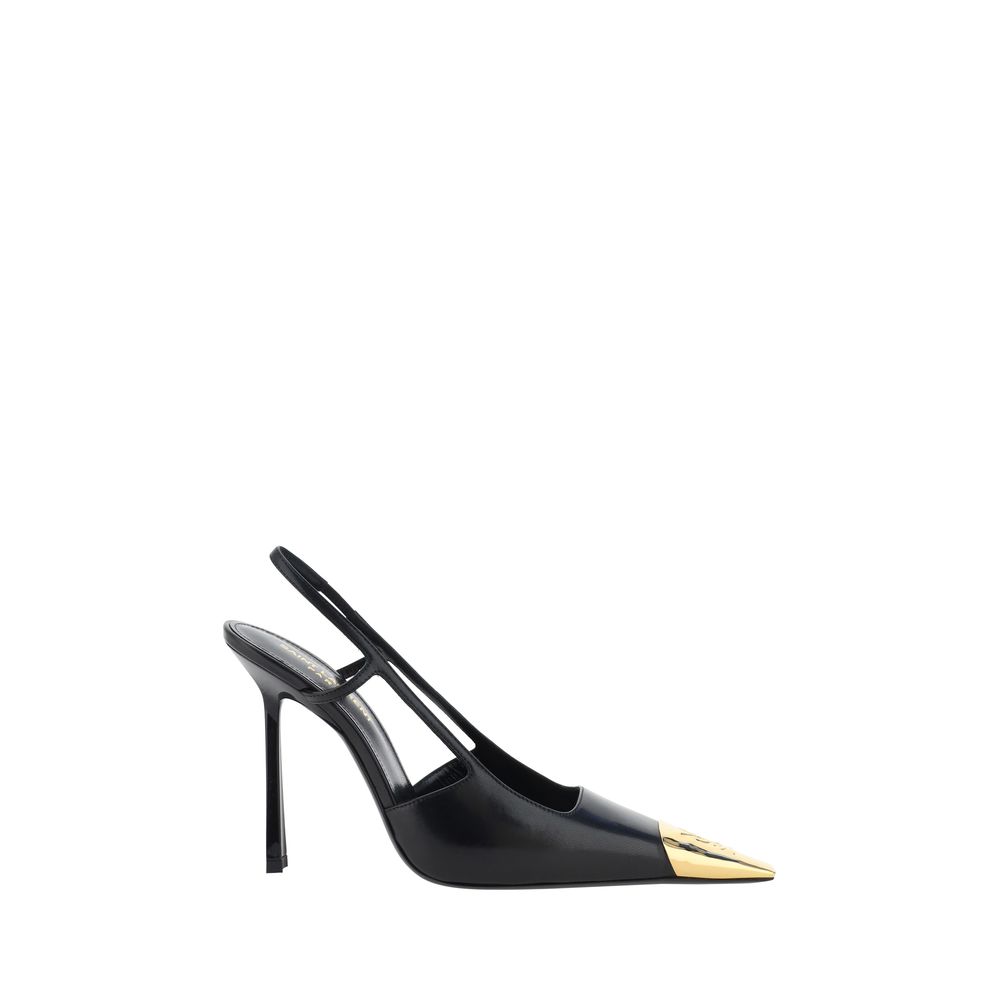 Saint Laurent Black Lamb Ovis Aries Aries High Heel Pumps | Regal Royce