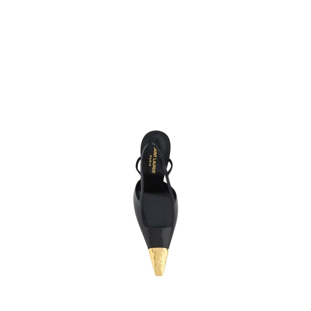 Saint Laurent Black Lamb Ovis Aries Aries High Heel Pumps | Regal Royce