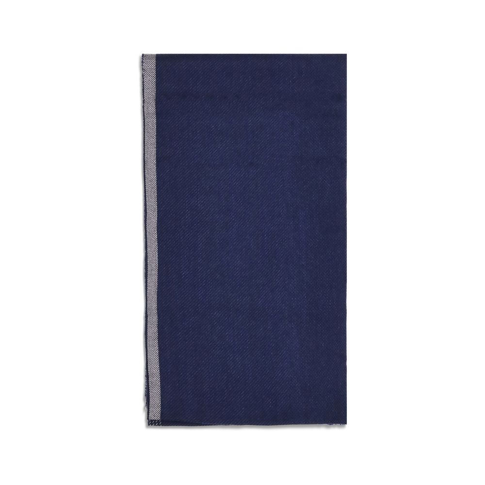 Brunello Cucinelli Blue Cashmere Scarf | Regal Royce