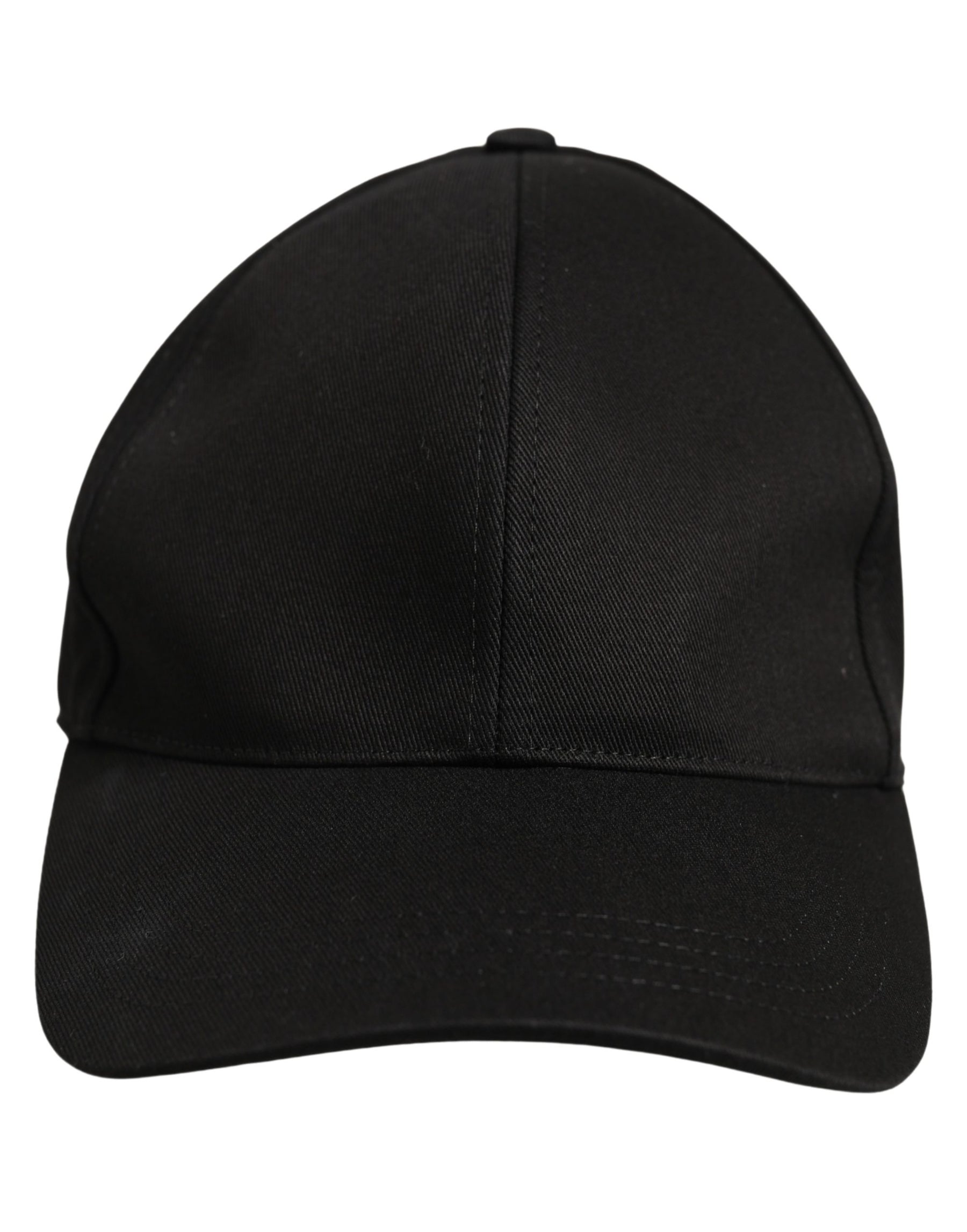 Dolce & Gabbana Men Black Cotton Baseball Capello 6 Panels Hat | Regal Royce