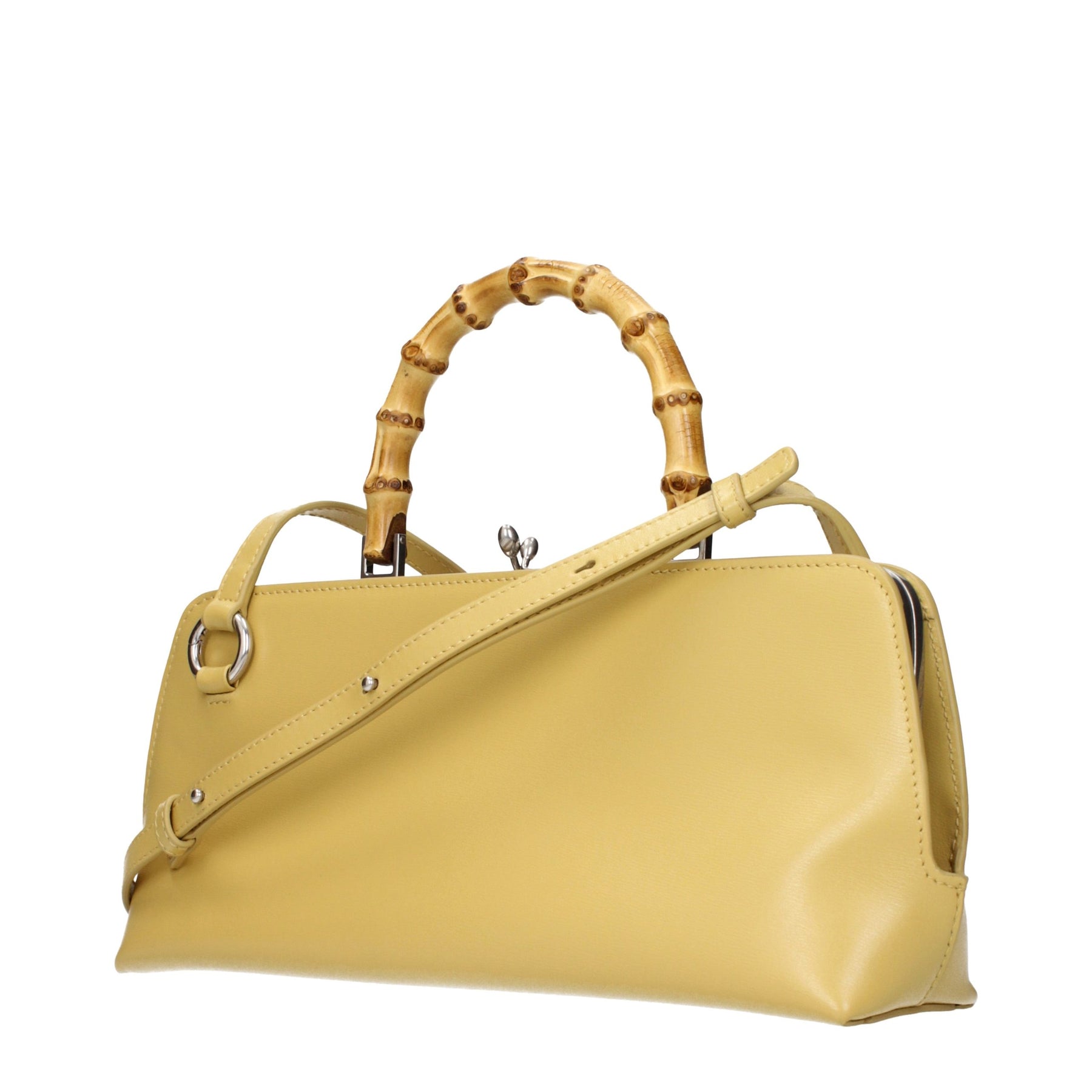Jil Sander Yellow Leather Crossbody Bag | Regal Royce