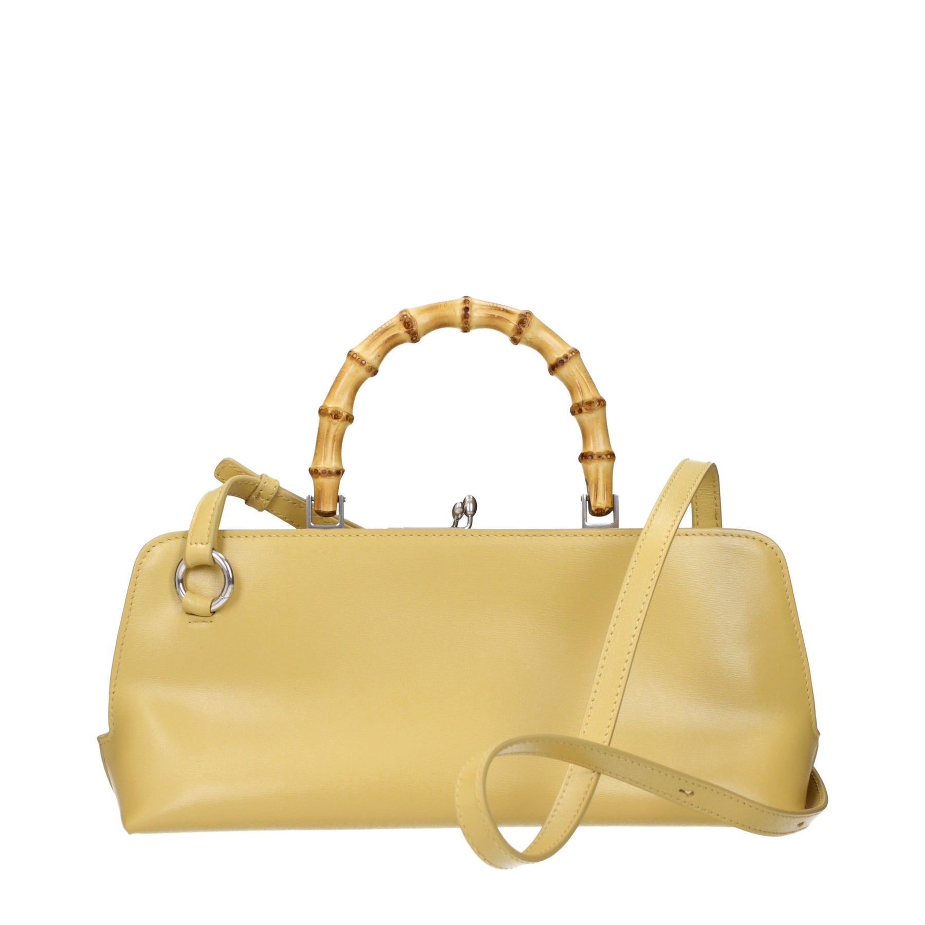 Jil Sander Yellow Leather Crossbody Bag | Regal Royce