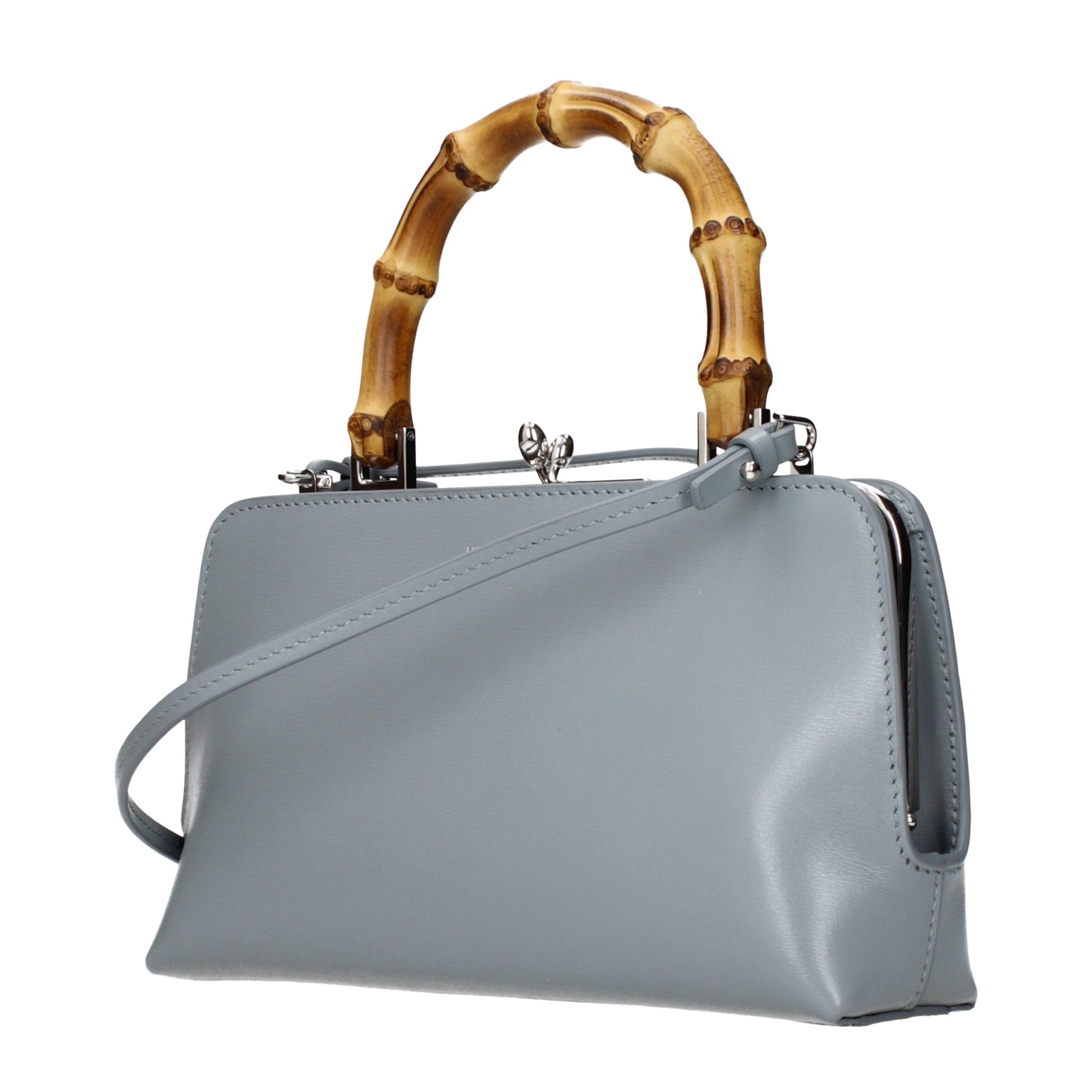 Jil Sander Gray Leather Handbag | Regal Royce
