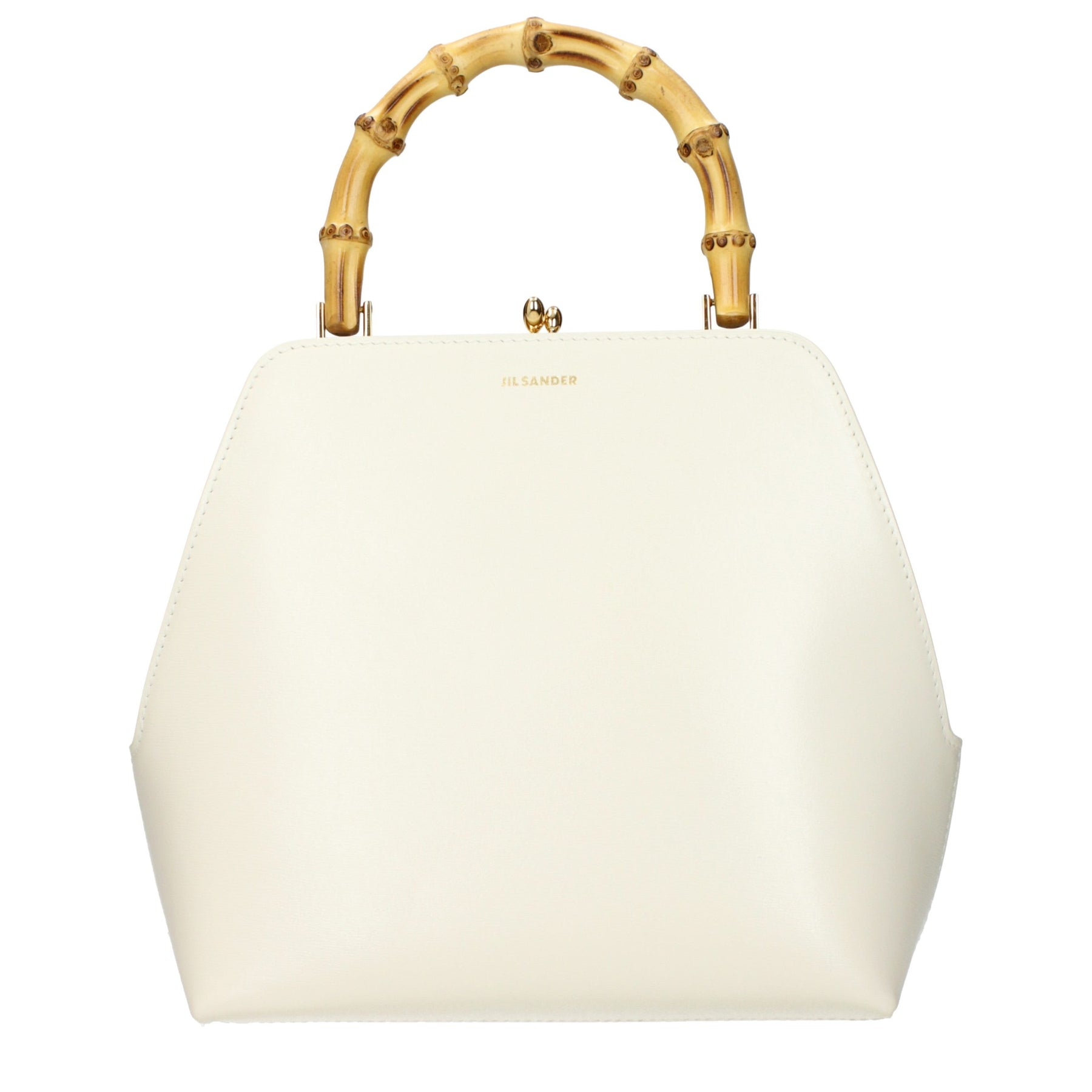 Jil Sander Beige Leather Handbag | Regal Royce