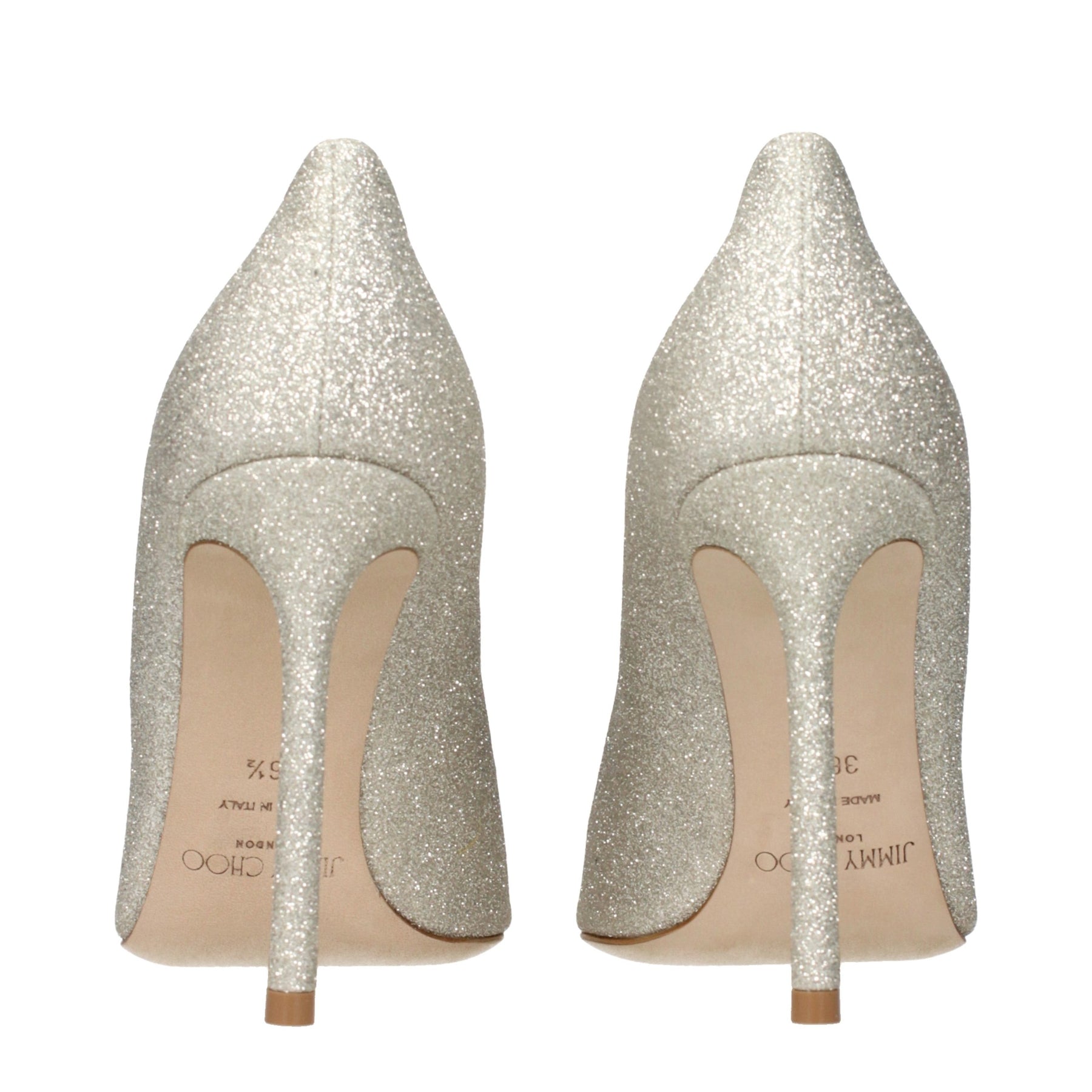Jimmy Choo Gold Plastic High Heel Pumps | Regal Royce