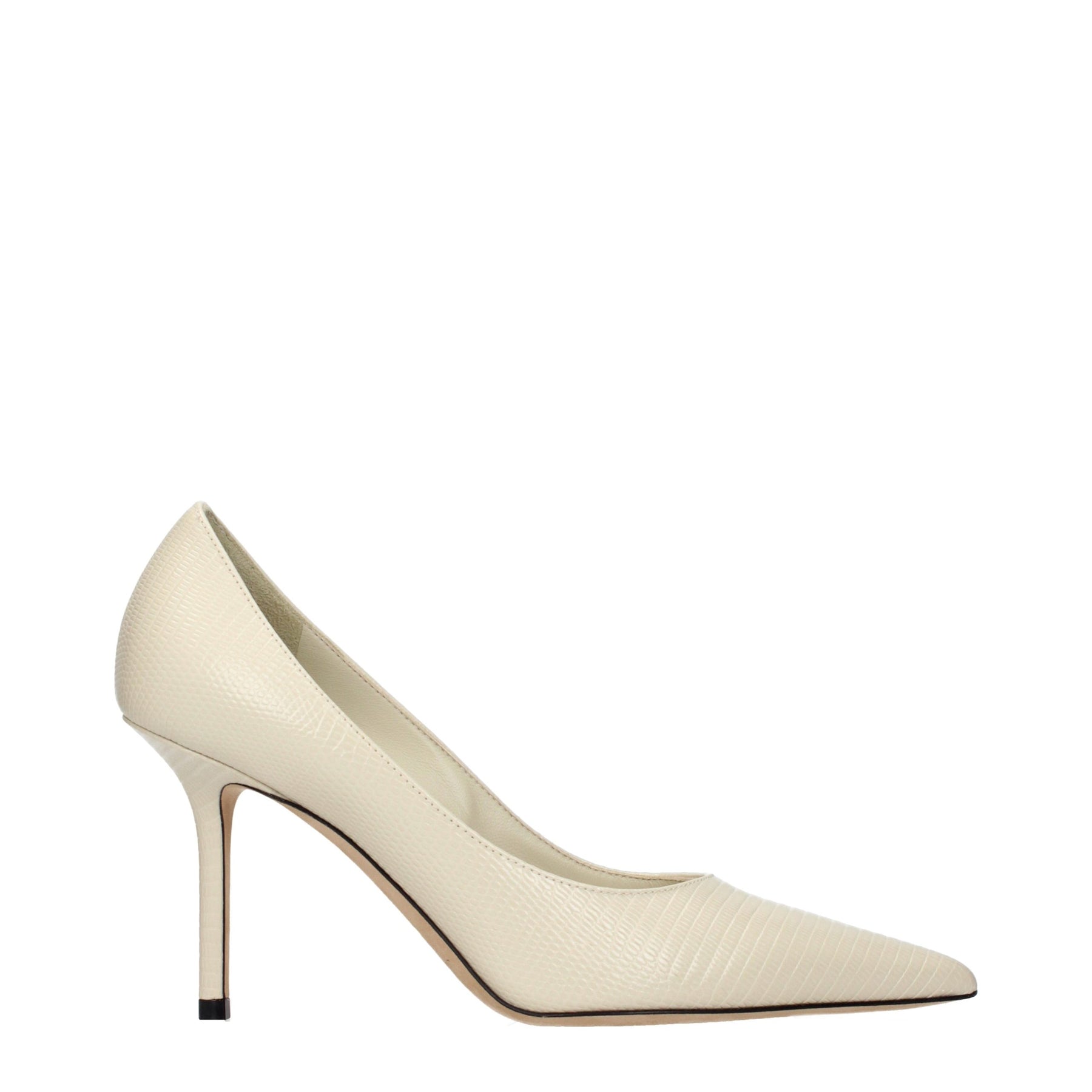 Jimmy Choo Beige Leather High Heel Pumps | Regal Royce
