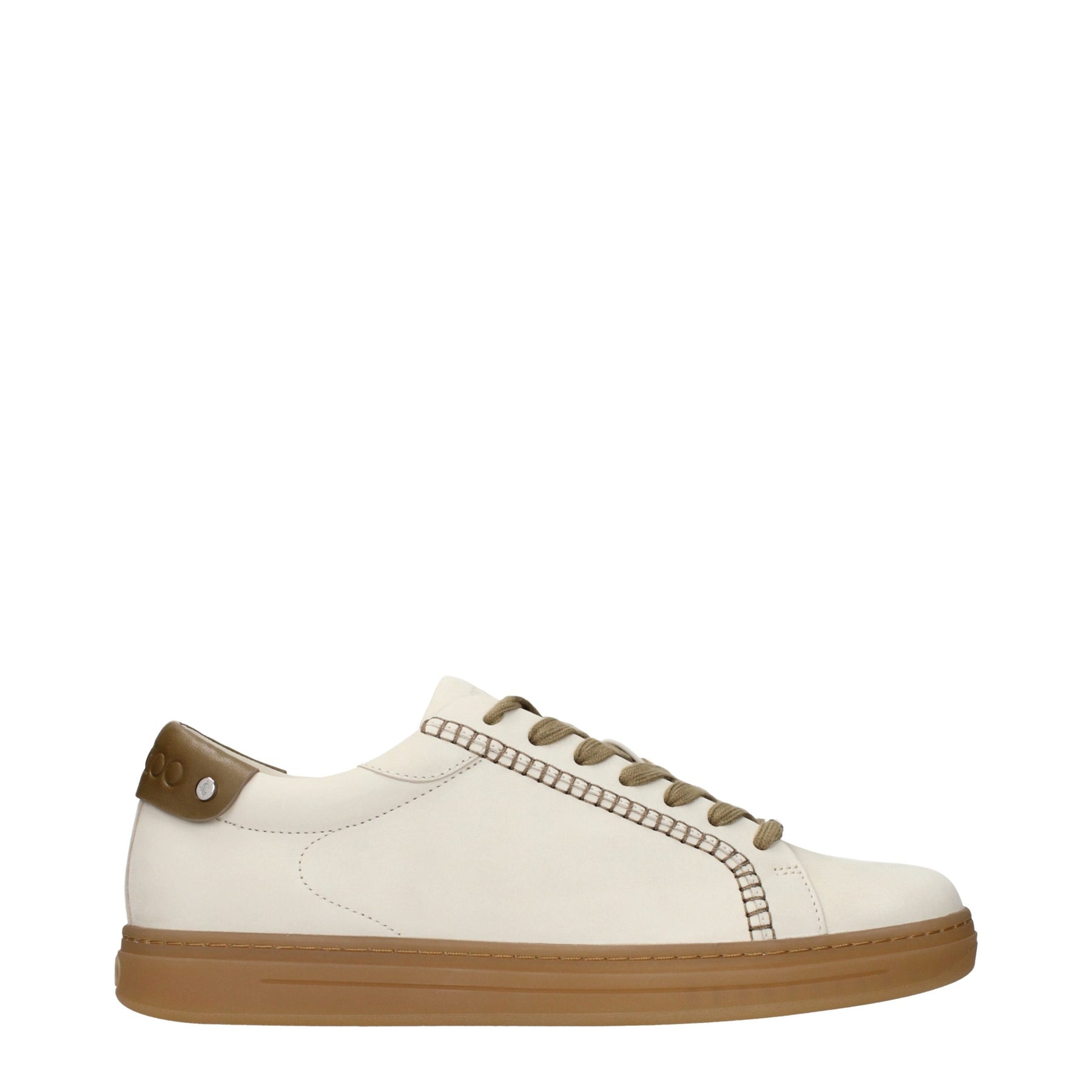 Jimmy Choo Beige Leather Sneakers | Regal Royce