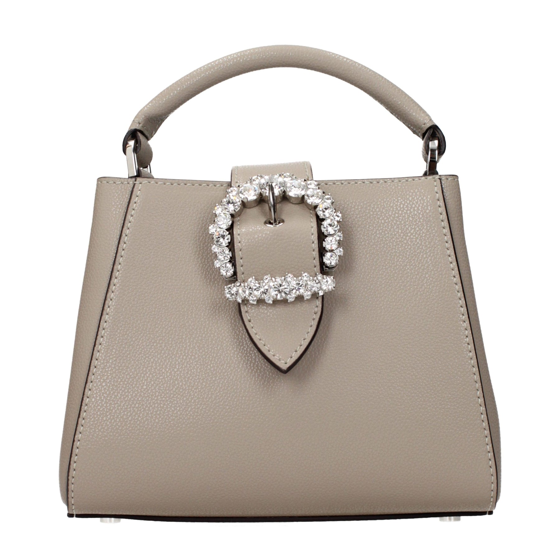 Jimmy Choo Gray Leather Handbag | Regal Royce