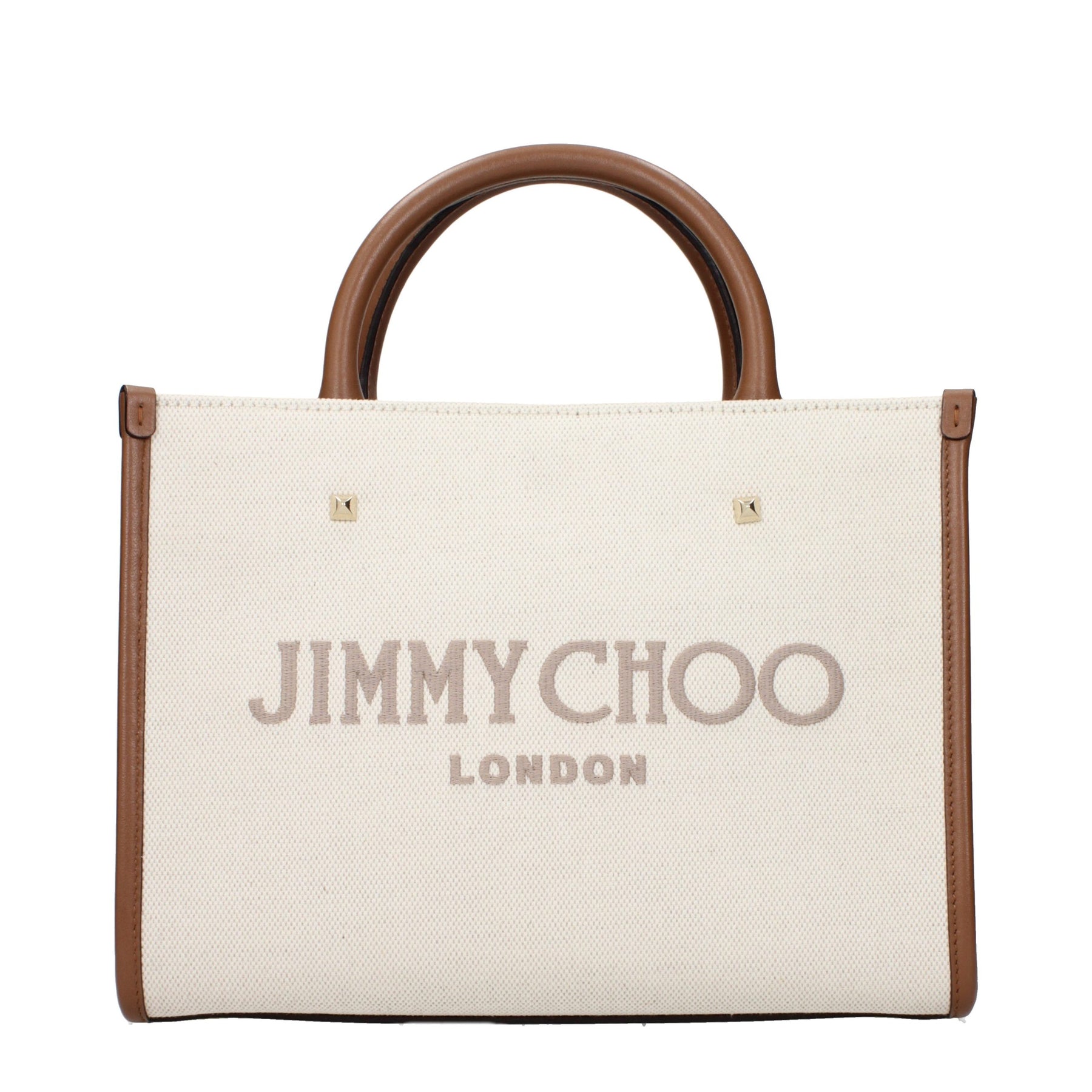 Jimmy Choo Beige Fabric Handbag | Regal Royce