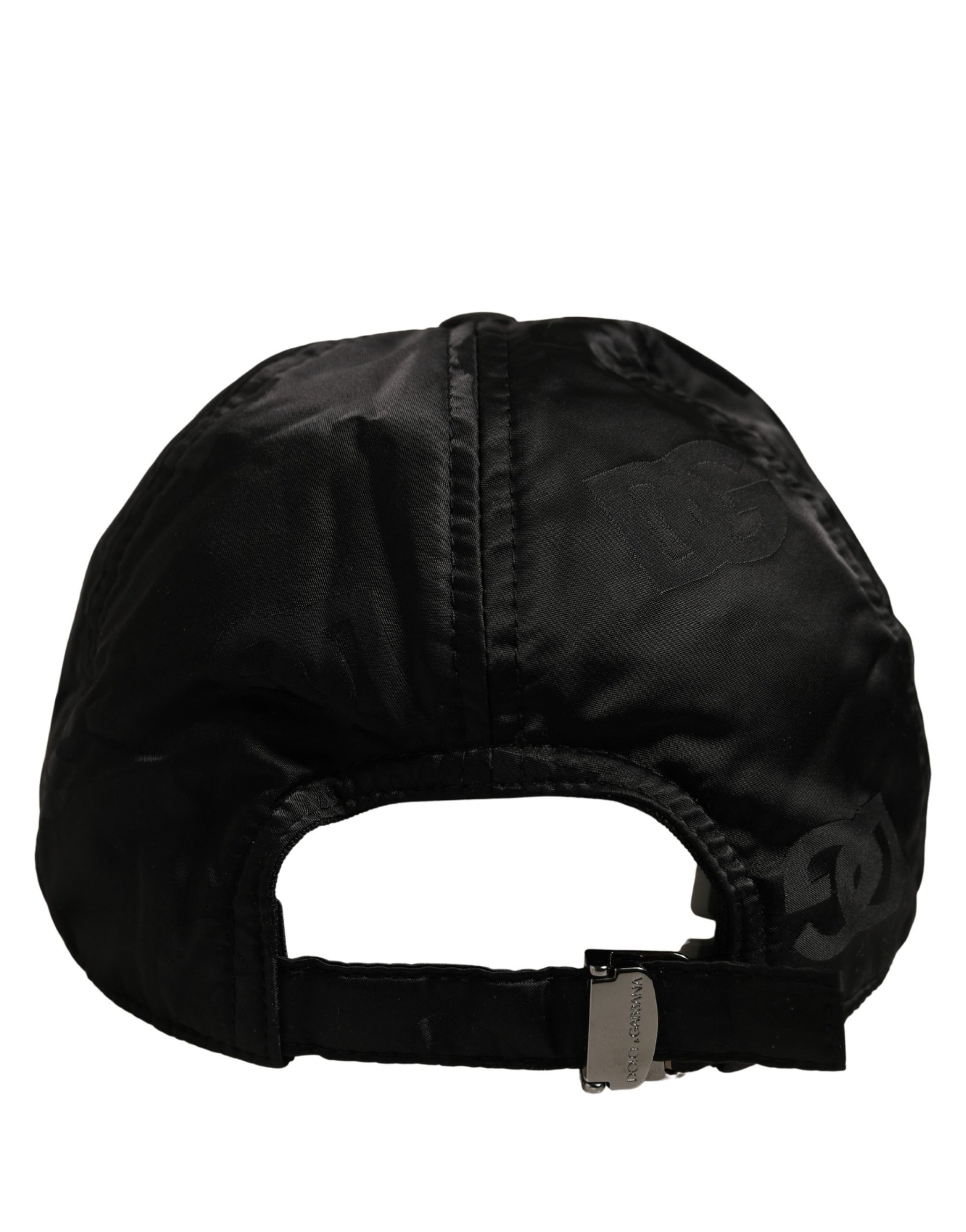 Dolce & Gabbana Men Black DG Monogram Baseball Capello Hat | Regal Royce