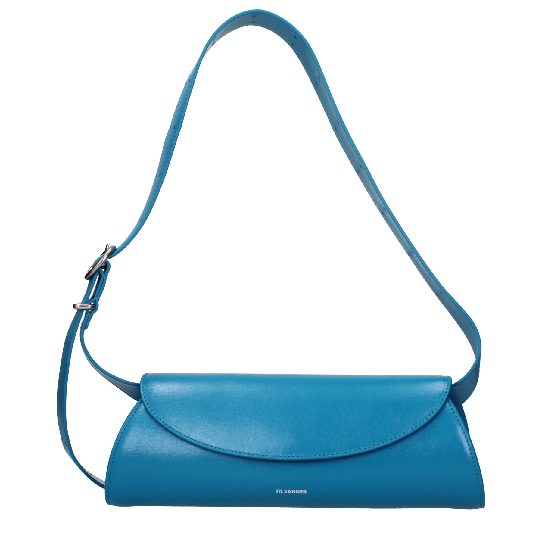 Jil Sander Blue Leather Crossbody Bag | Regal Royce