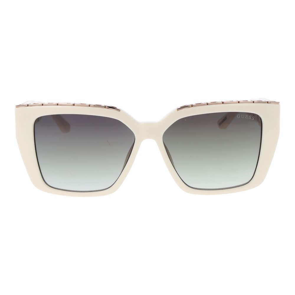Guess White Plastic Sunglasses | Regal Royce