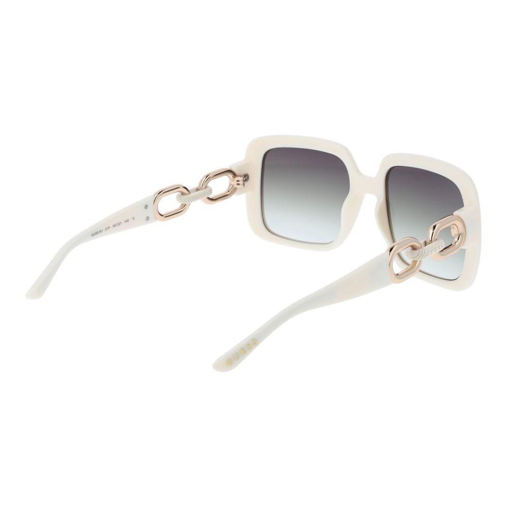 Guess White Plastic Sunglasses | Regal Royce