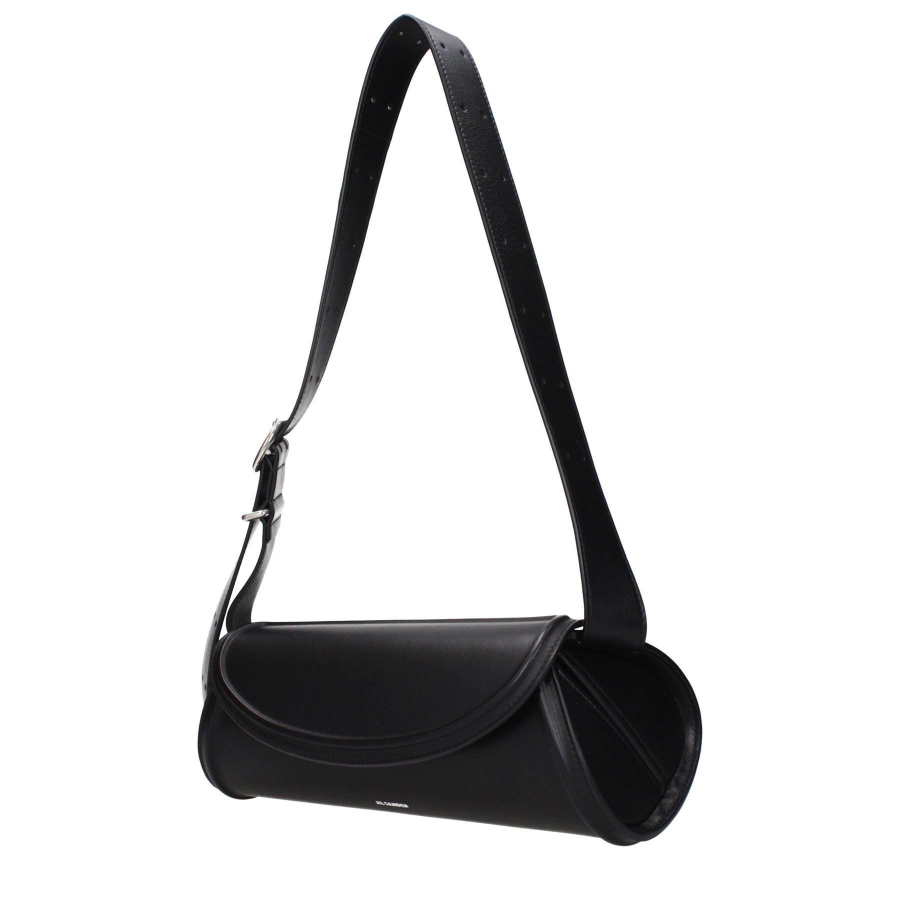 Jil Sander Black Leather Crossbody Bag | Regal Royce