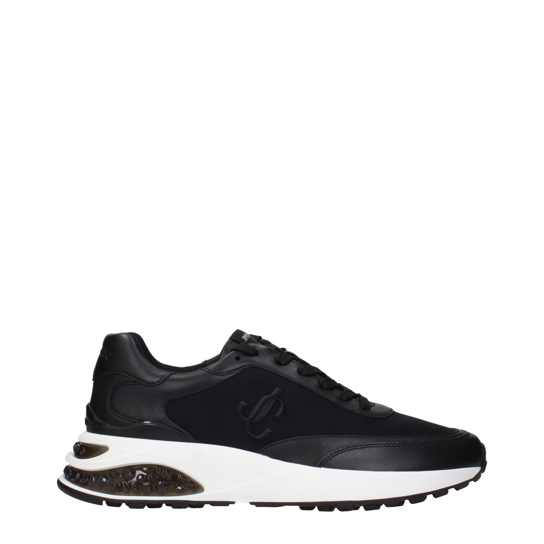 Jimmy Choo Black Fabric Athletic Sneakers | Regal Royce