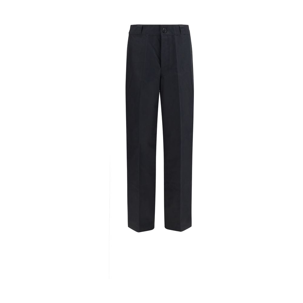 Prada Black Cotton Casual Pants | Regal Royce