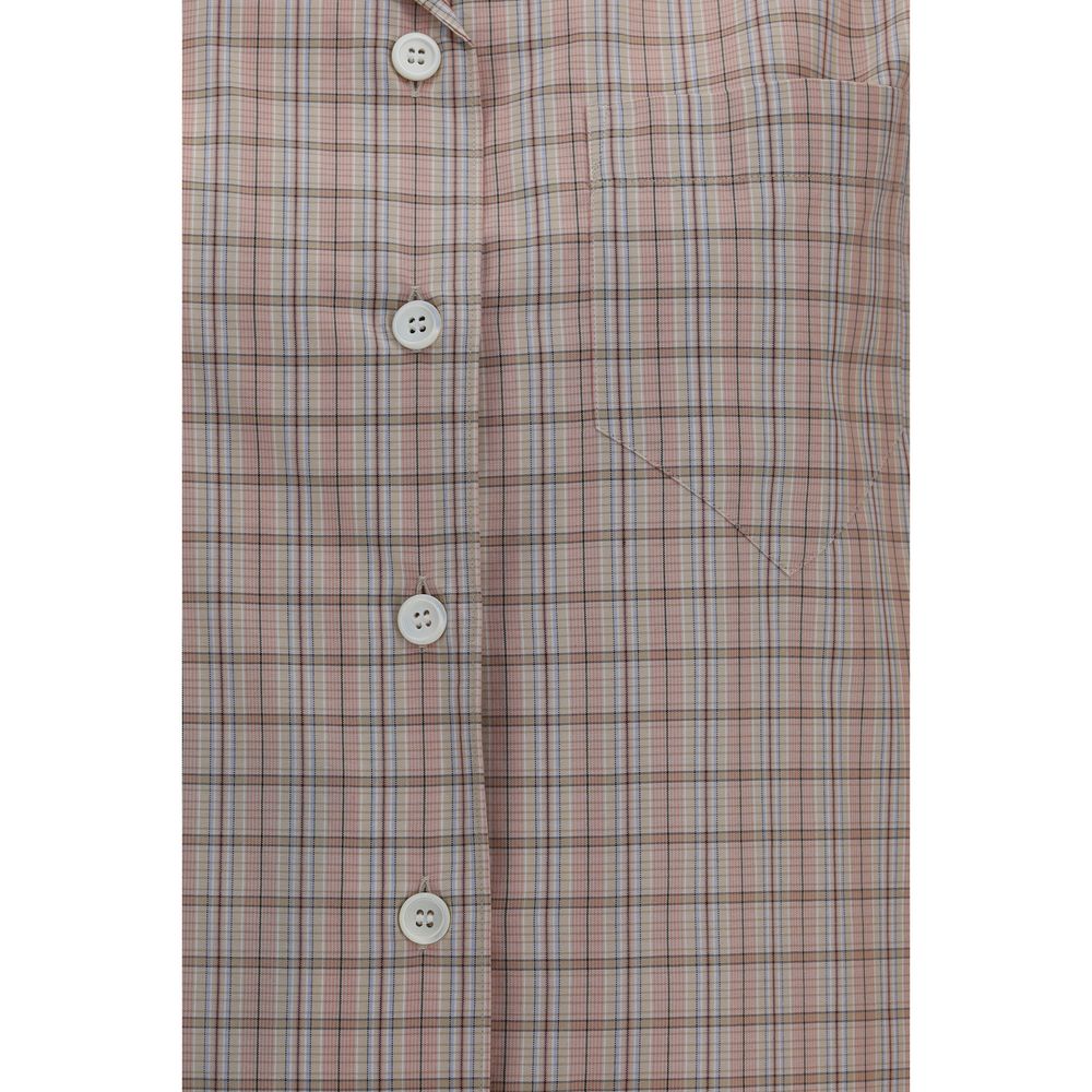 Prada Multicolor Cotton Shortsleeve Shirt | Regal Royce