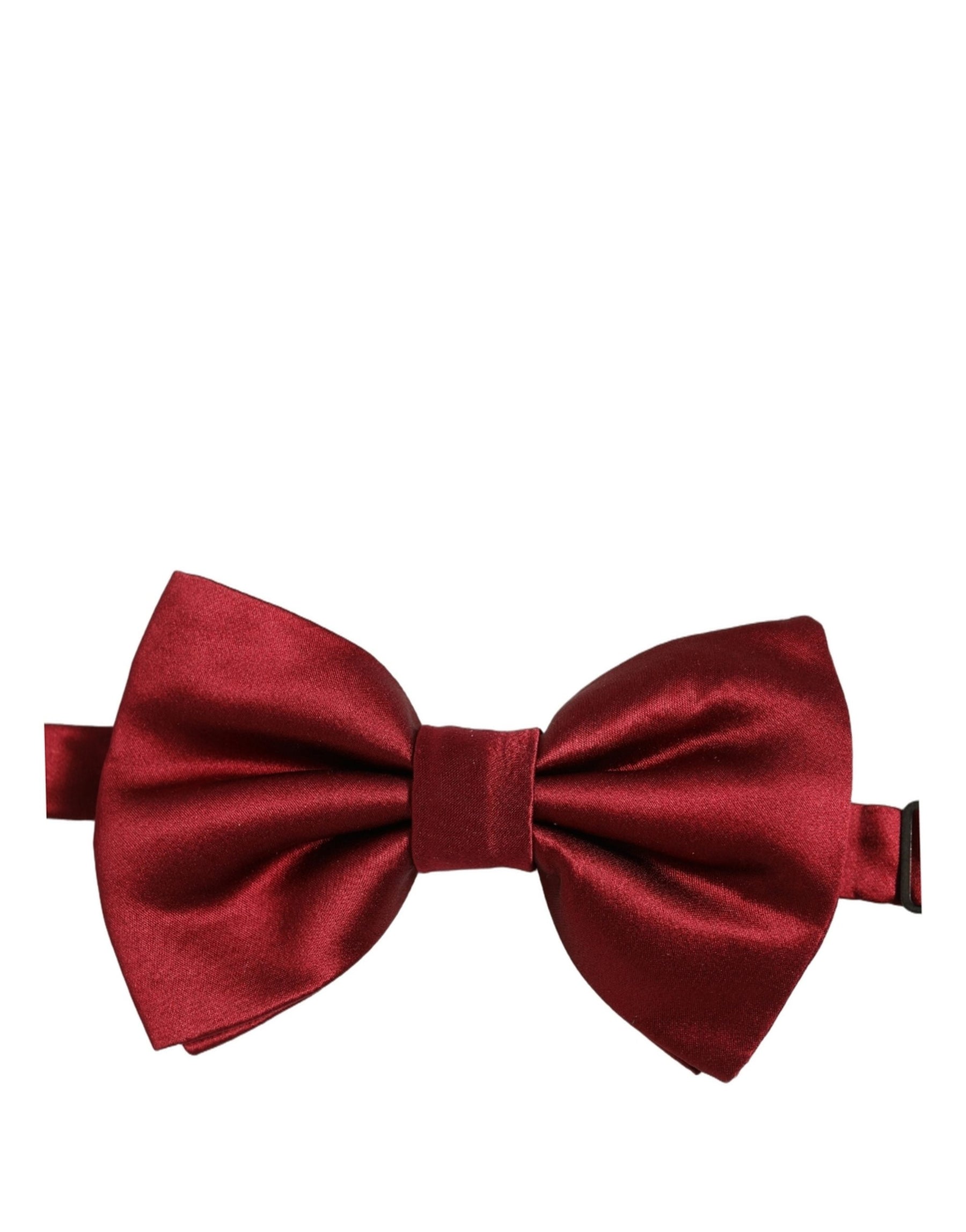 Dolce & Gabbana Men Red 100% Silk Adjustable Neck Papillon Bow Tie | Regal Royce