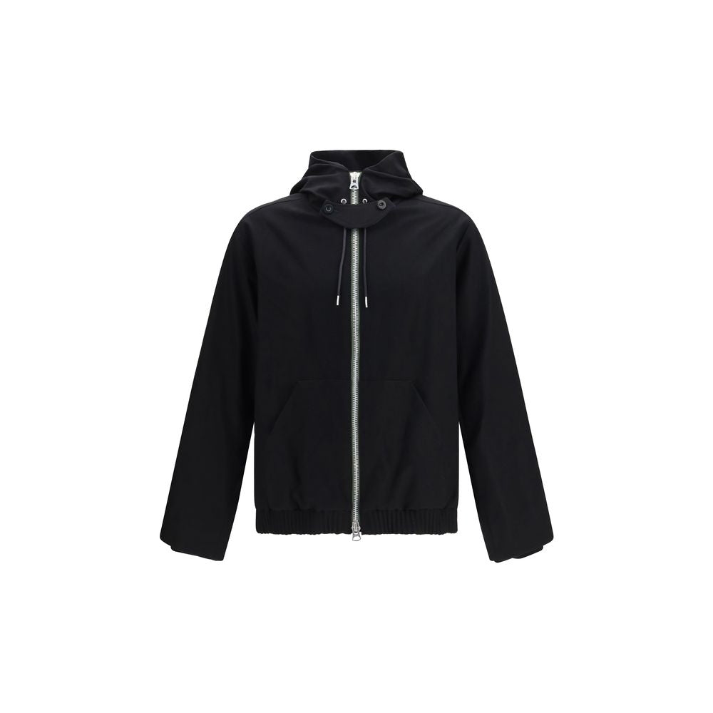 Sacai Black Wool Oves Aries Sweatshirt | Regal Royce