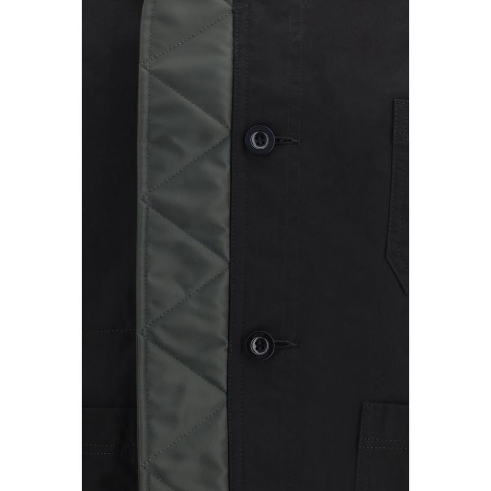 Sacai Black Nylon Bomber | Regal Royce