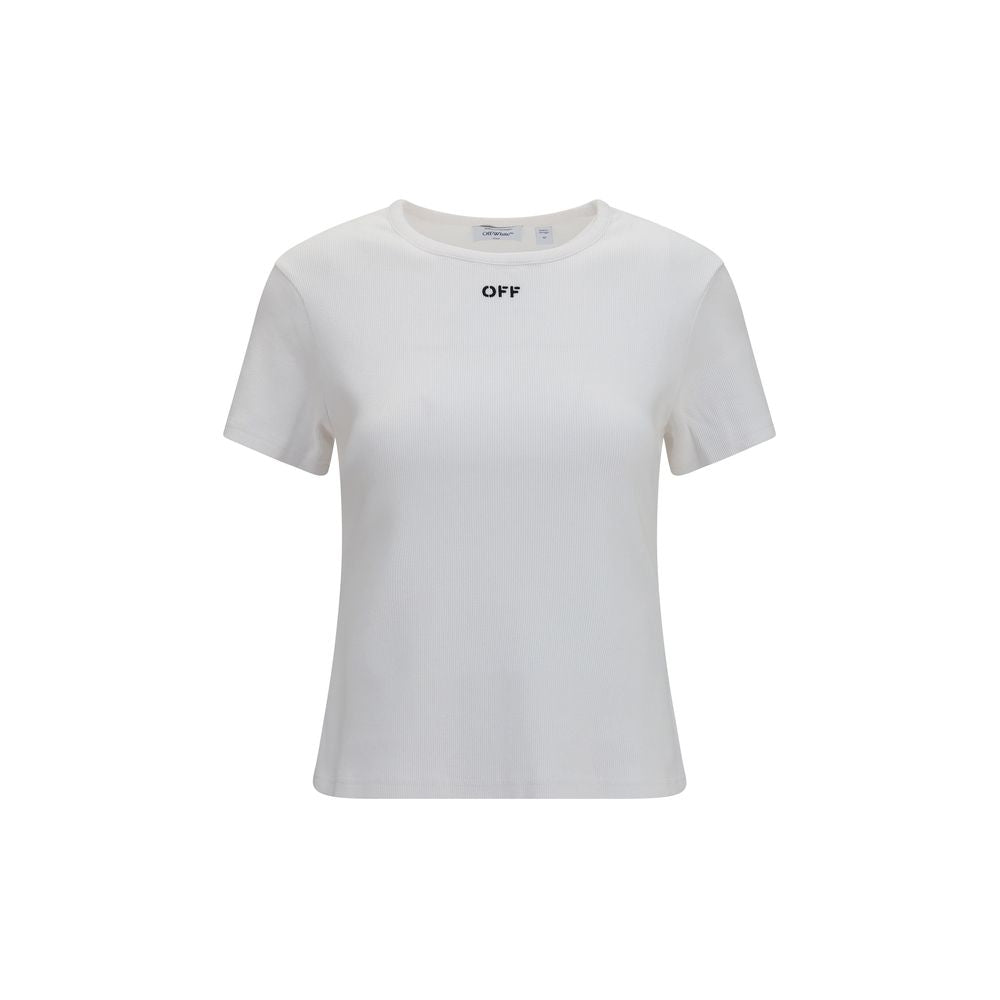 Off-White White Cotton T-Shirt | Regal Royce