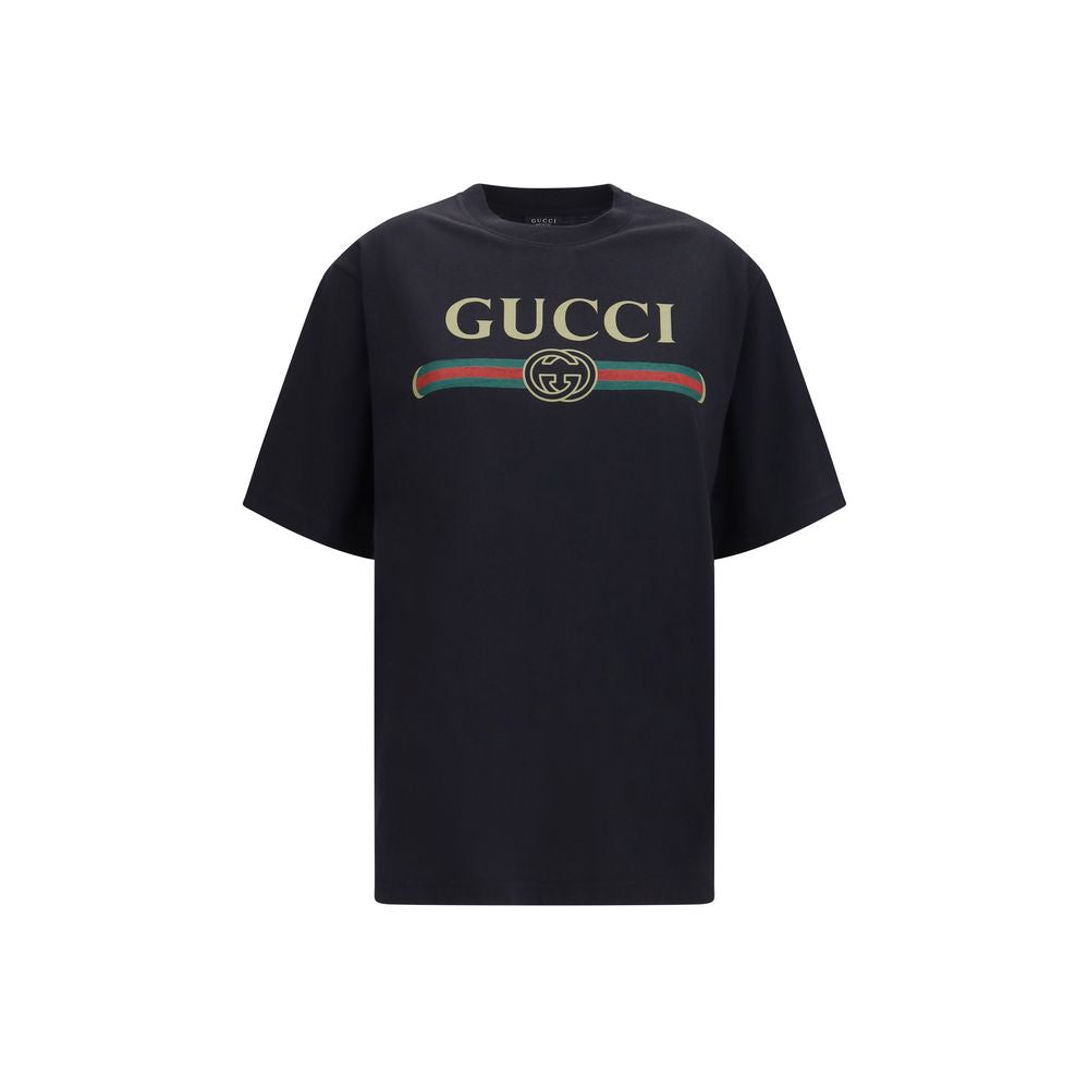 Gucci Black Cotton T-Shirt | Regal Royce