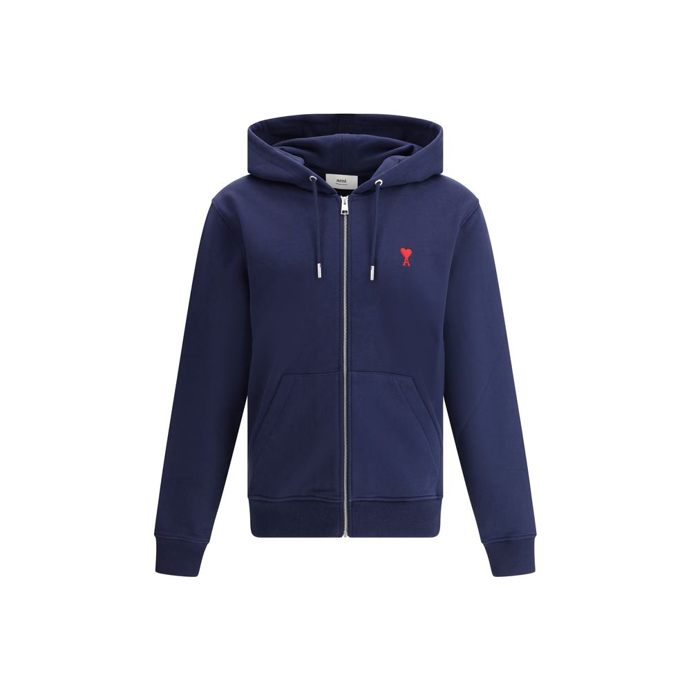 Ami Paris Blue Cotton Sweatshirt | Regal Royce