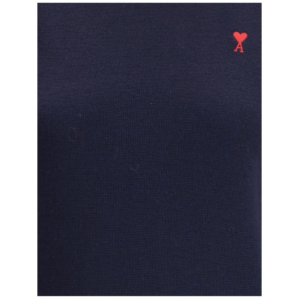 Ami Paris Blue Merino Wool Turtleneck | Regal Royce