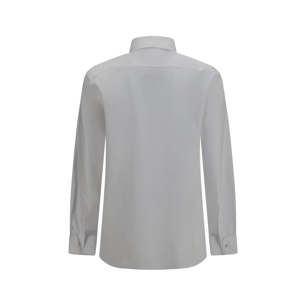 Giorgio Armani White Cotton Dress Shirt | Regal Royce