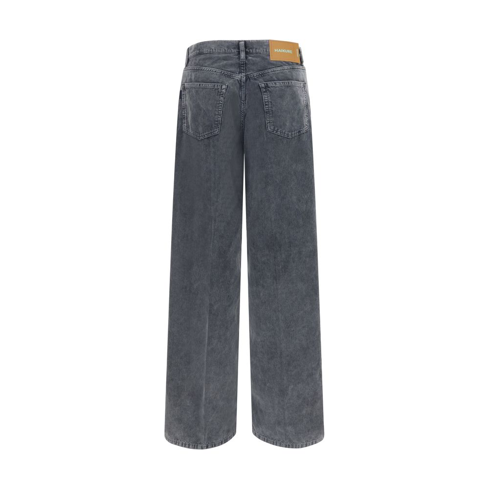 Haikure Gray Cotton Casual Pants | Regal Royce