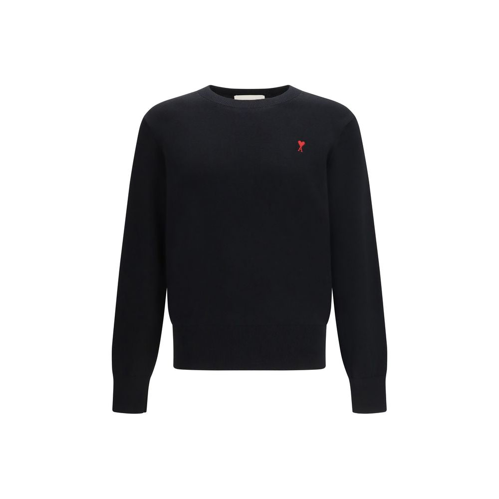 Ami Paris Black Cotton Sweatshirt | Regal Royce