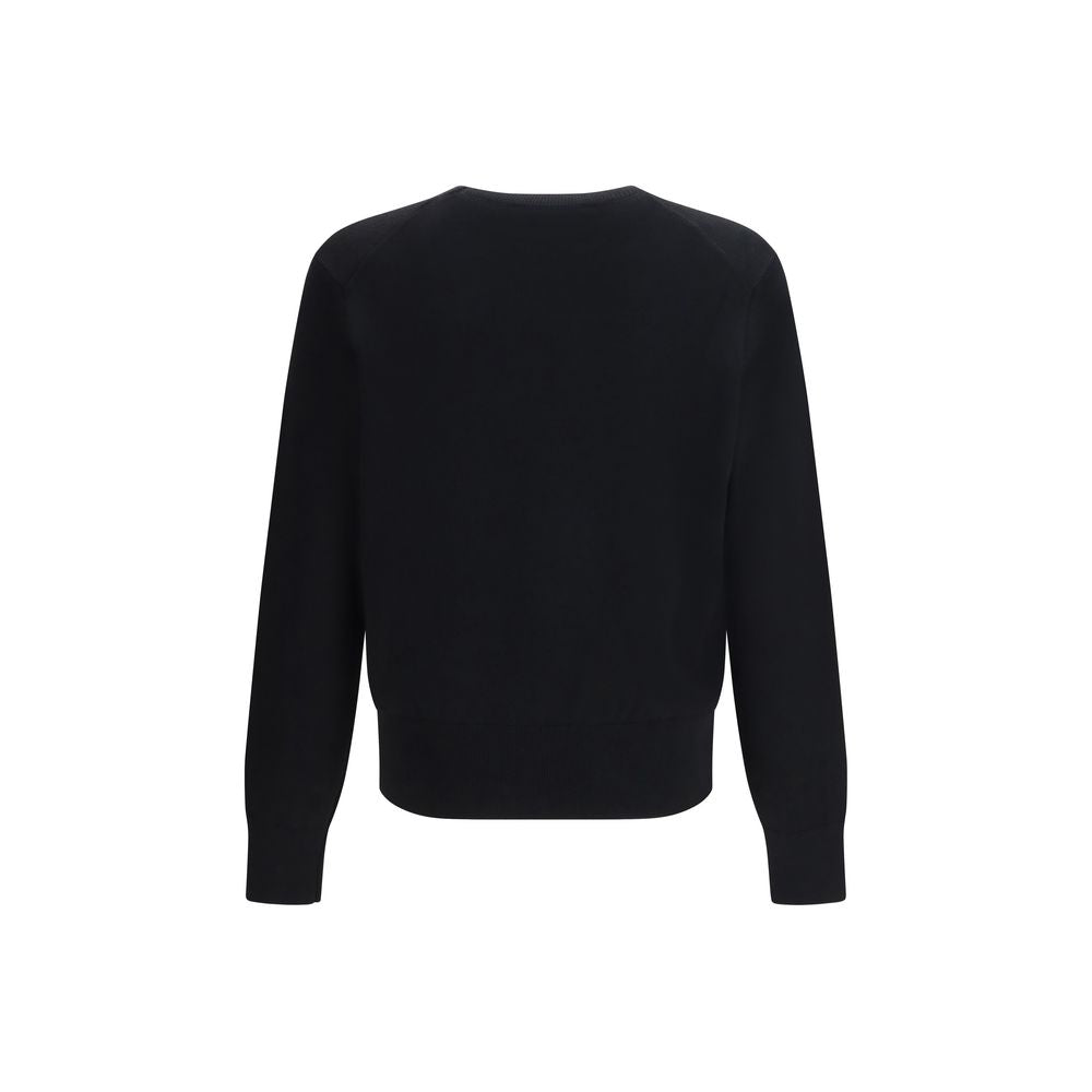 Ami Paris Black Cotton Sweatshirt | Regal Royce