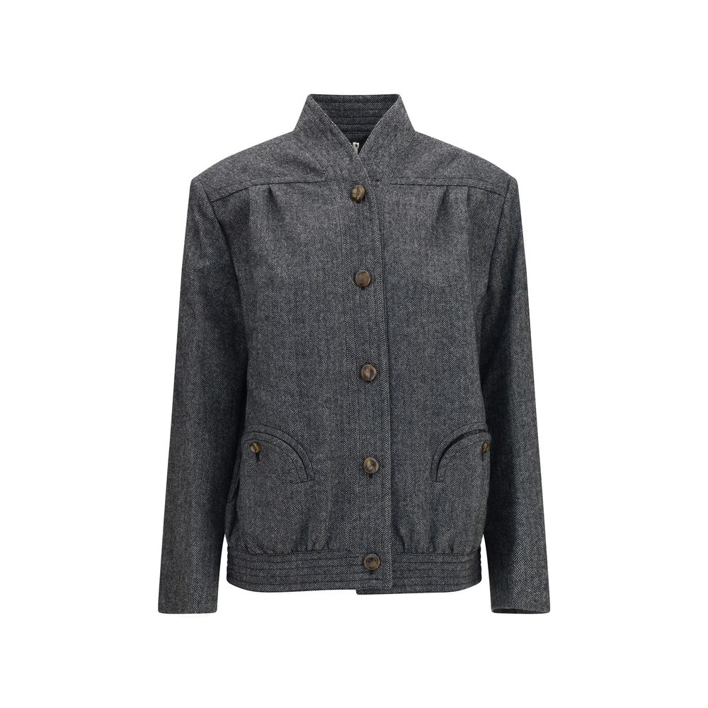 Blazé Milano Gray Wool Oves Aries Shell Jacket | Regal Royce
