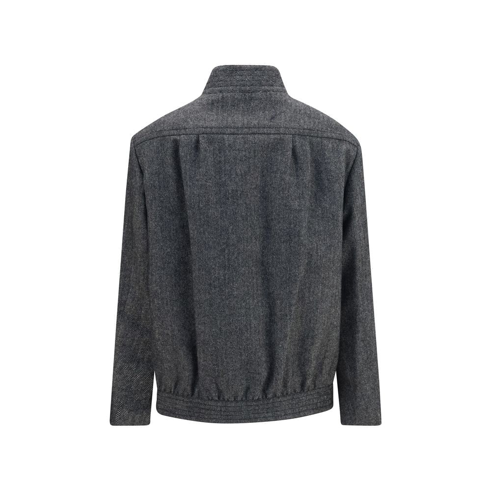 Blazé Milano Gray Wool Oves Aries Shell Jacket | Regal Royce