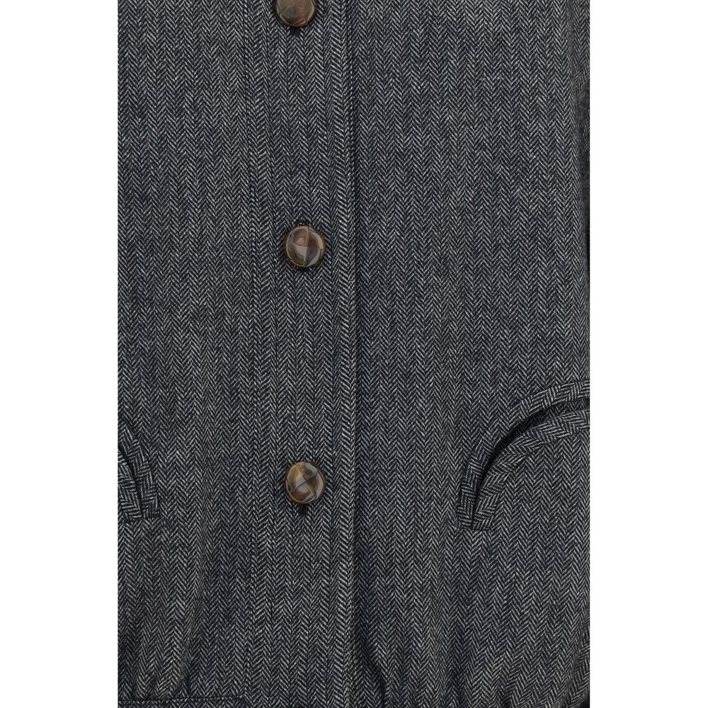 Blazé Milano Gray Wool Oves Aries Shell Jacket | Regal Royce
