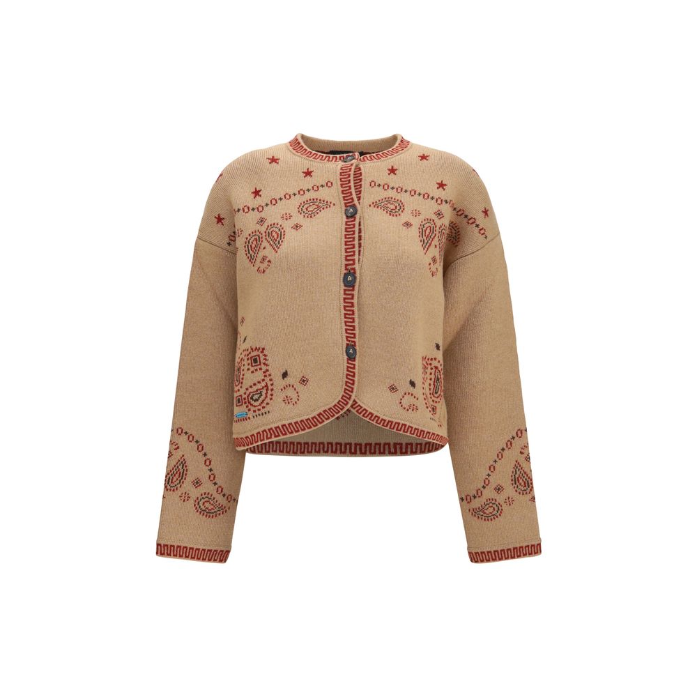 Alanui Brown Wool Oves Aries Full-Length Jacket | Regal Royce