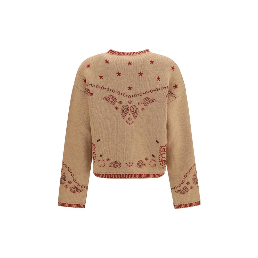 Alanui Brown Wool Oves Aries Full-Length Jacket | Regal Royce