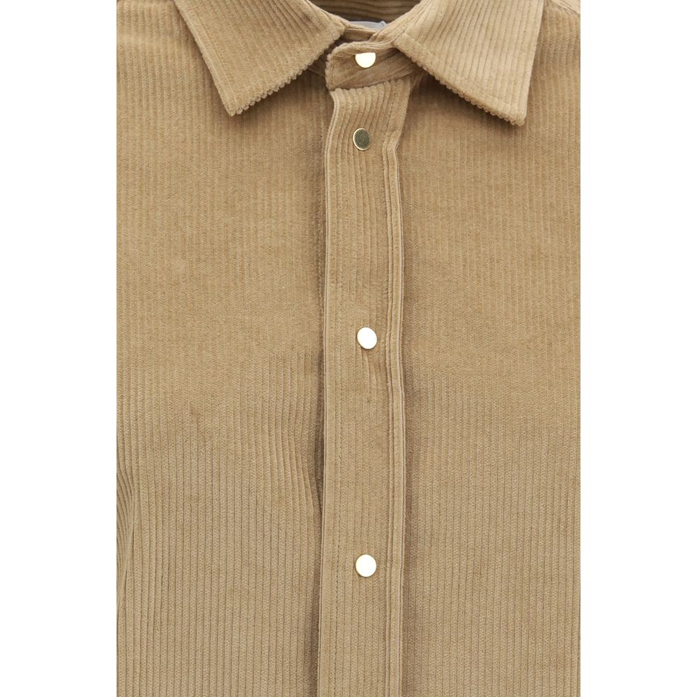 Darkpark Beige Denim Shirt | Regal Royce