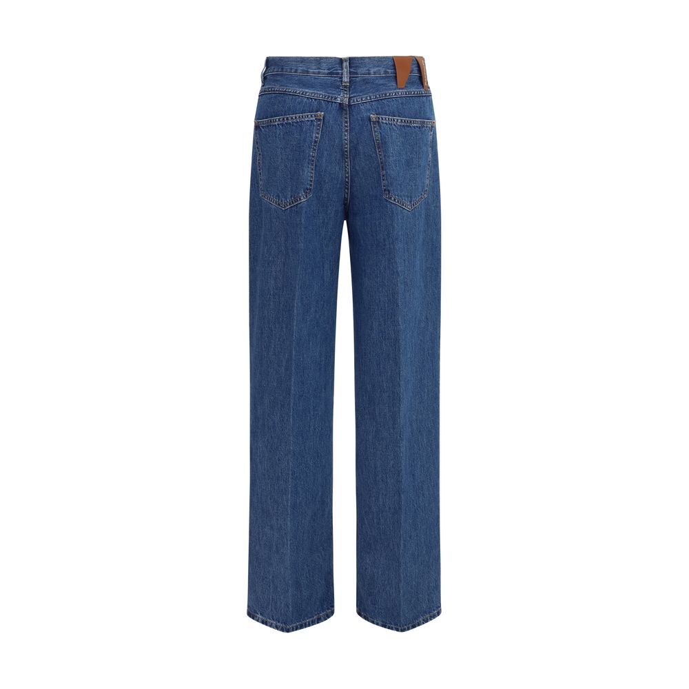Darkpark Blue Cotton Relaxed Fit Jeans | Regal Royce
