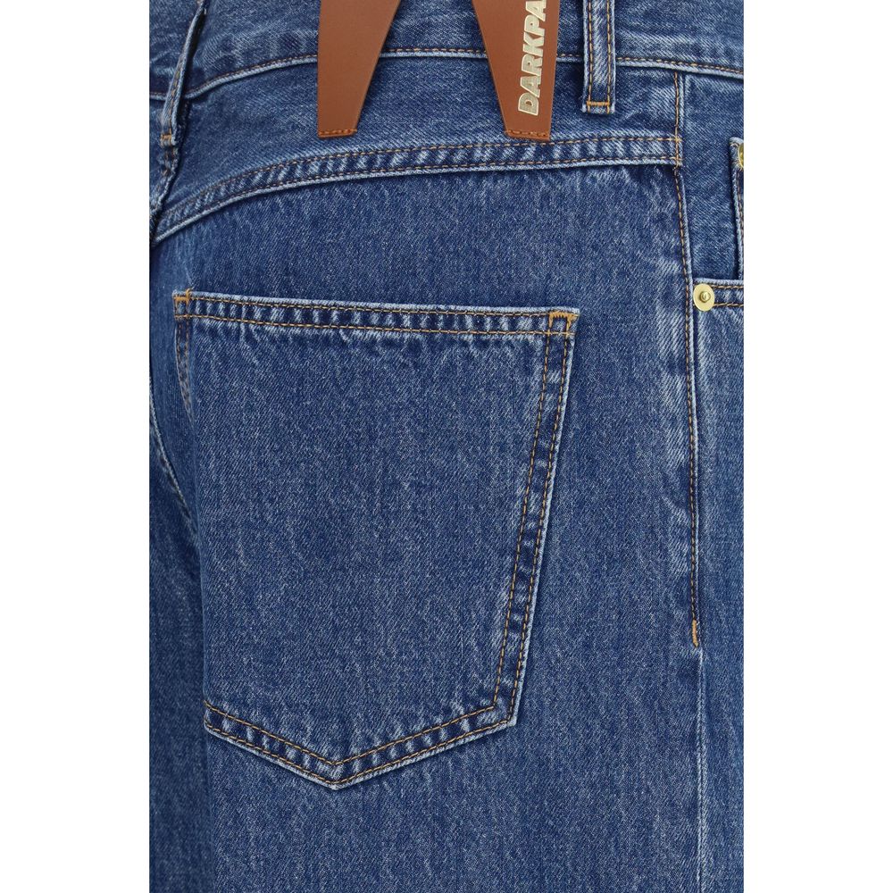 Darkpark Blue Cotton Relaxed Fit Jeans | Regal Royce