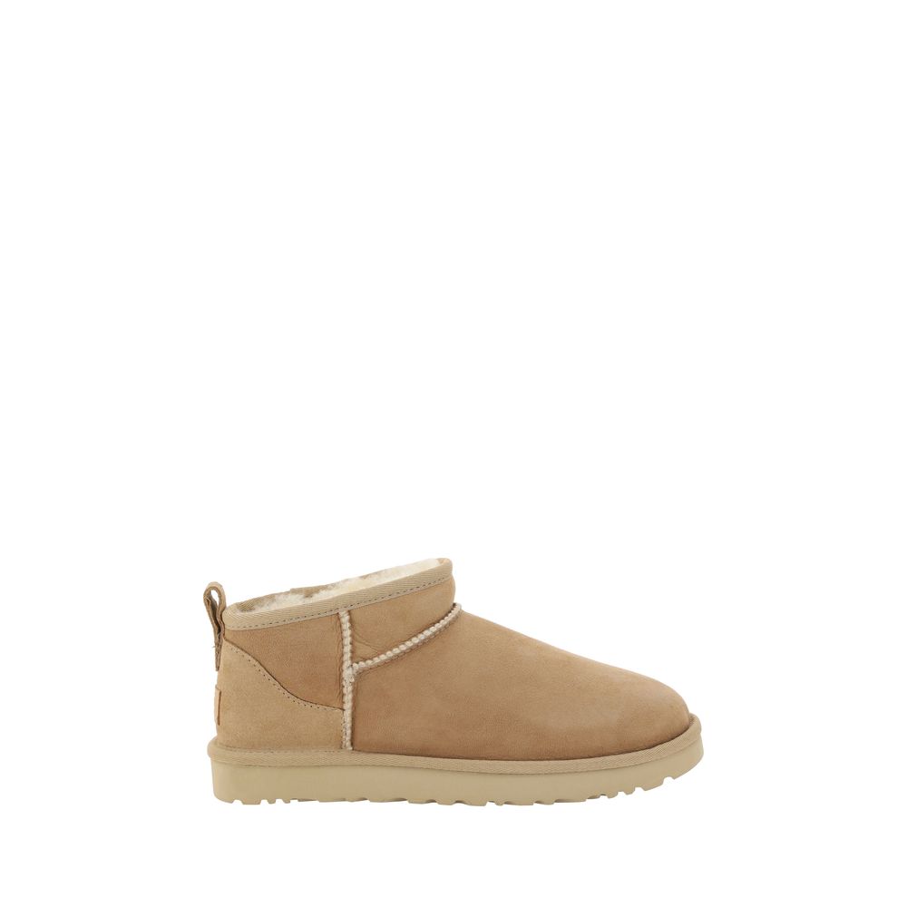 UGG Beige Suede Leather Ankle Boots | Regal Royce