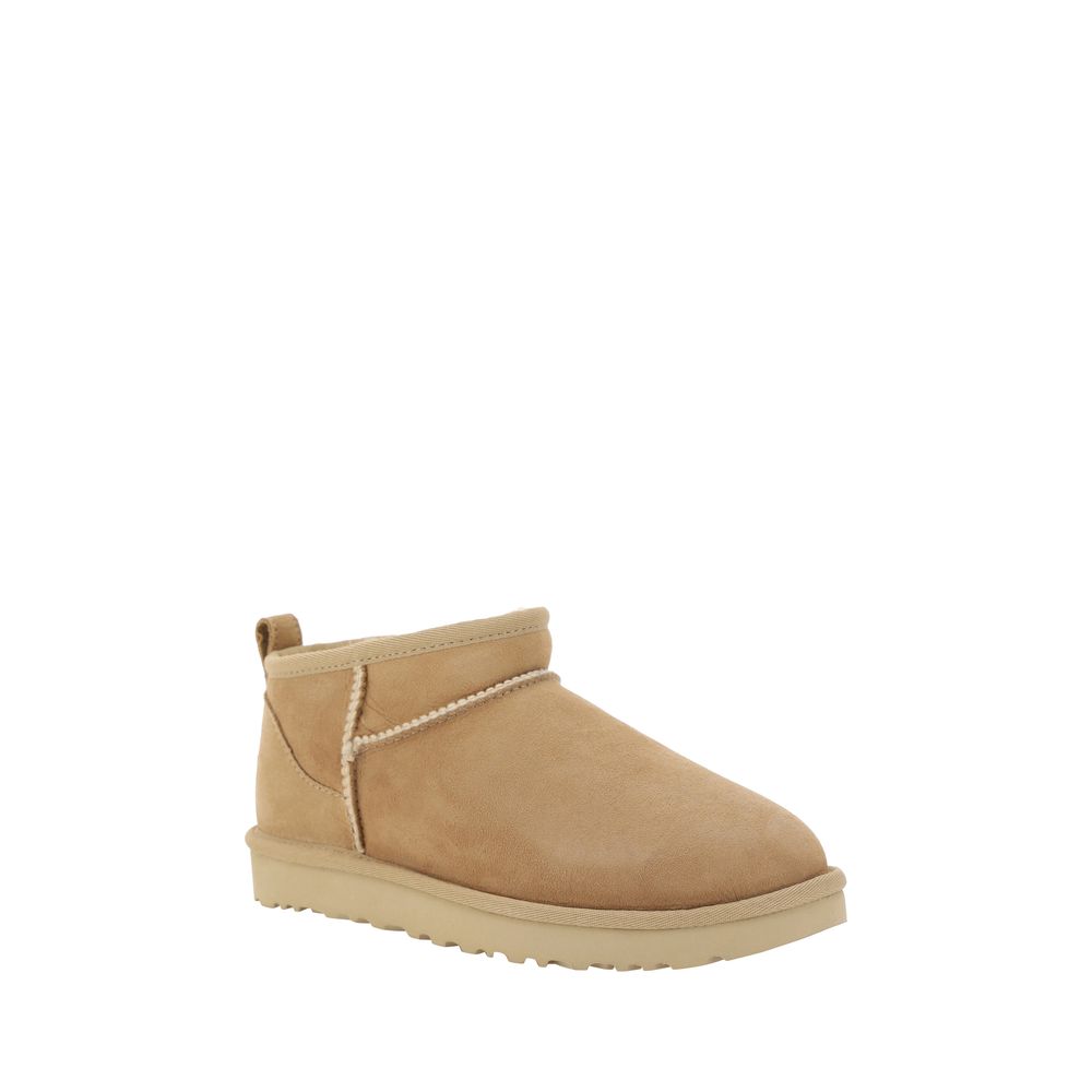 UGG Beige Suede Leather Ankle Boots | Regal Royce