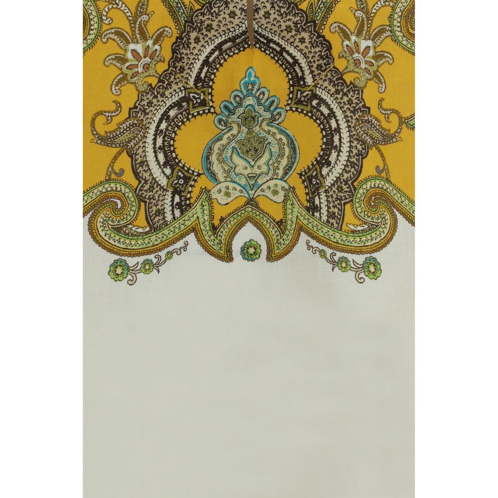 Alemais Beige Linen Pattern Shirt | Regal Royce