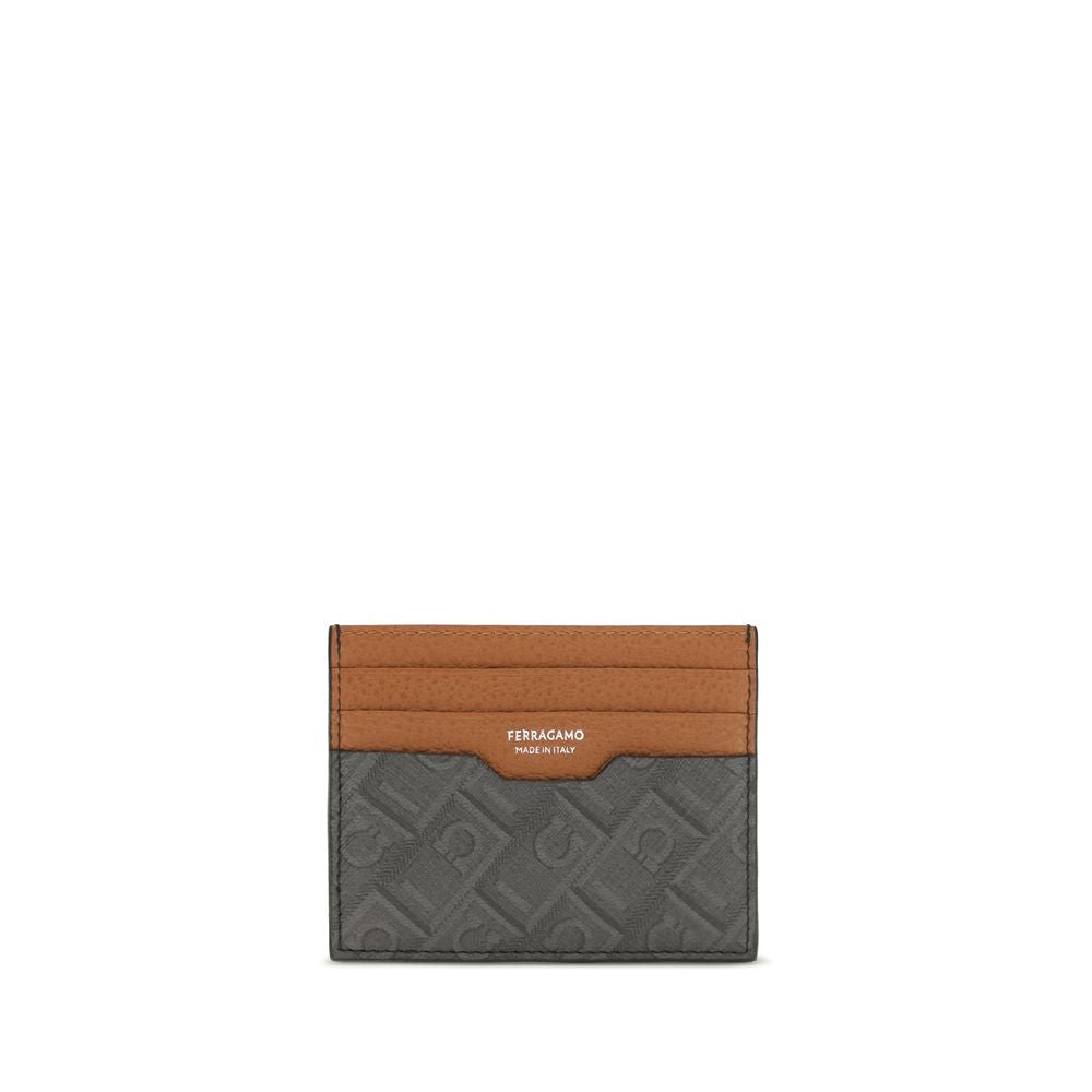 Ferragamo Brown Calf Leather Bos Taurus Wallet | Regal Royce