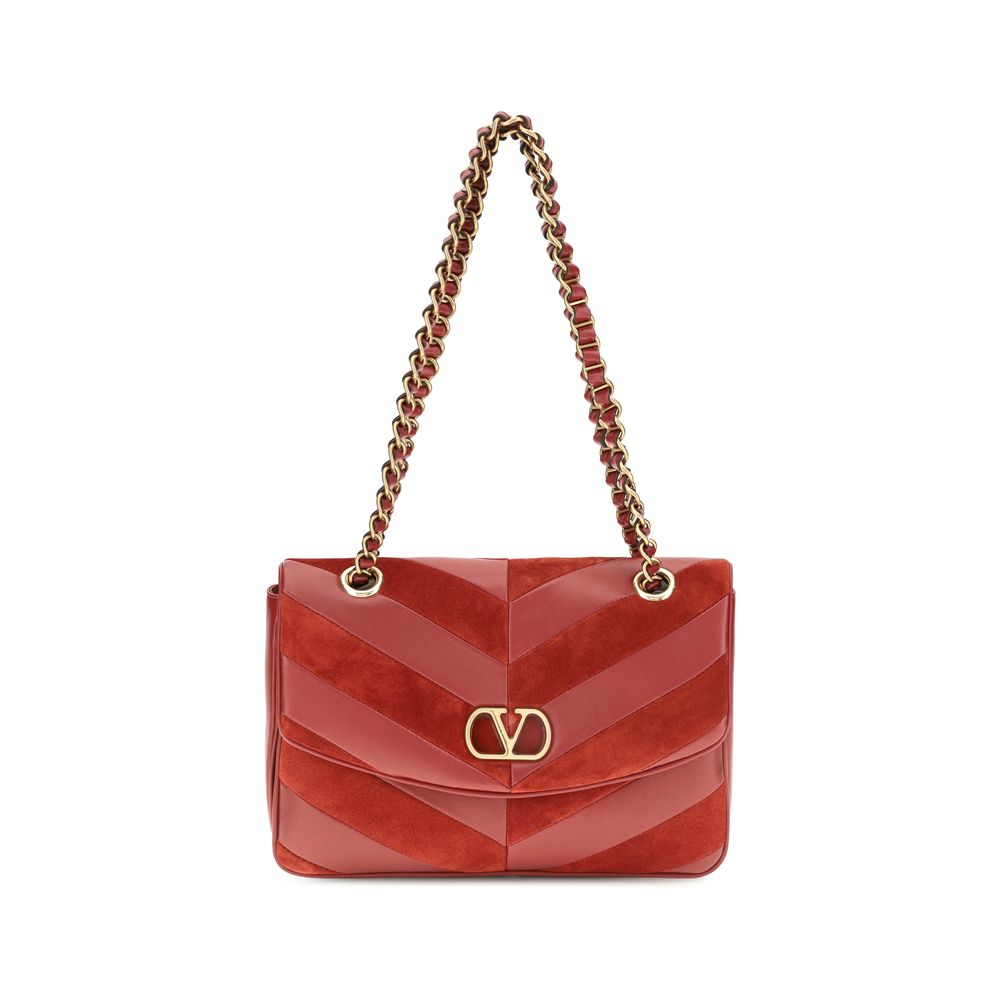 Valentino Garavani Multicolor Suede Leather Shoulder Bag | Regal Royce