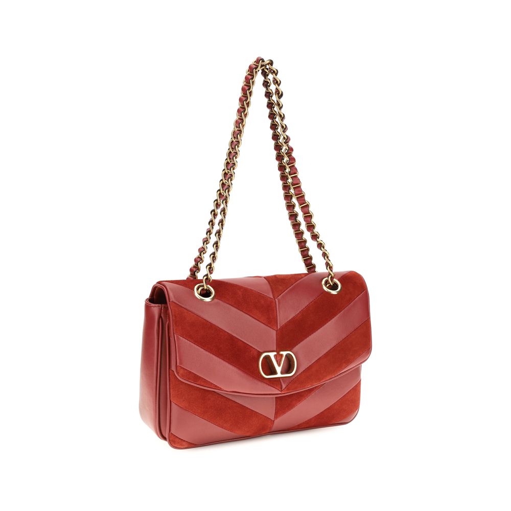 Valentino Garavani Multicolor Suede Leather Shoulder Bag | Regal Royce